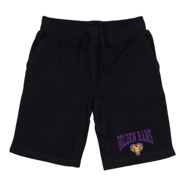 W Republic 567-603-BLK-02 West Chester University Rams Premium Shorts&#44; Black - Medium