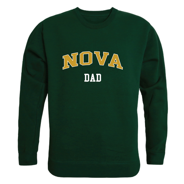 W Republic 562-560-FOR-01 University of Northern Virginia Nighthawks Dad Crewneck Sweatshirt&#44; Forest Green - Small