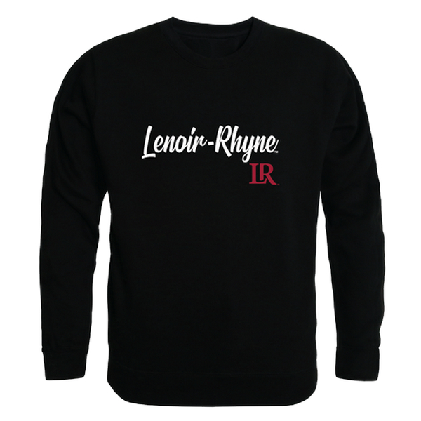 W Republic 556-530-BLK-03 Lenoir-Rhyne University Bears Script Crewneck Sweatshirt&#44; Black - Large