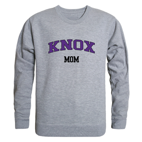 W Republic 564-527-HGY-02 Knox College Prairie Fire Mom Crewneck Sweatshirt&#44; Heather Grey - Medium