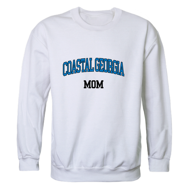 W Republic 564-484-WHT-01 College of Coastal Georgia Mariners Mom Crewneck Sweatshirt&#44; White - Small