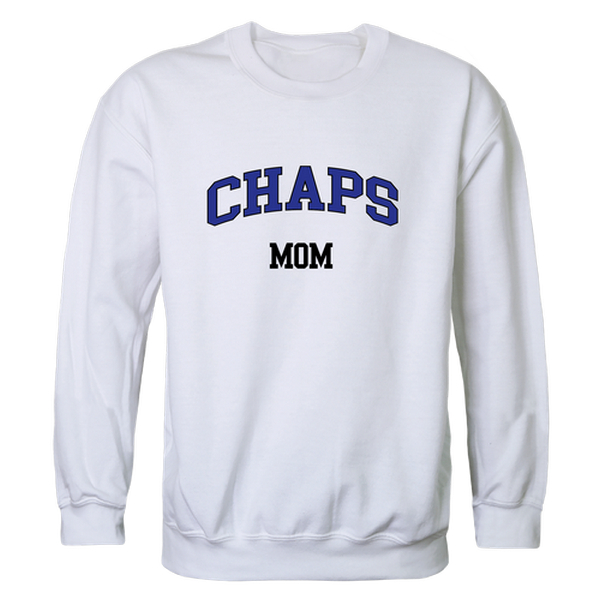 W Republic 564-465-WHT-03 Lubbock Christian University Chaparral Mom Crewneck Sweatshirt&#44; White - Large