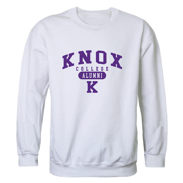 W Republic 560-527-WHT-03 Knox College Prairie Fire Alumni Fleece Sweatshirt&#44; White - Large