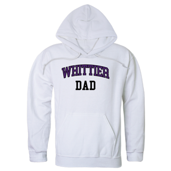 W Republic 563-487-WHT-03 Whittier College Poets Dad Hoodie&#44; White - Large