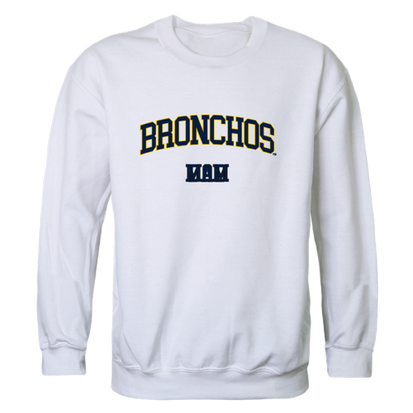 W Republic 564-627-WHT-02 University of Central Oklahoma Bronchos Mom Crewneck Sweatshirt&#44; White - Medium