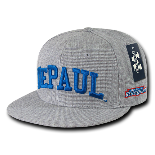 W Republic Game Day Fitted DePaul- Heather Grey - Size 7.25