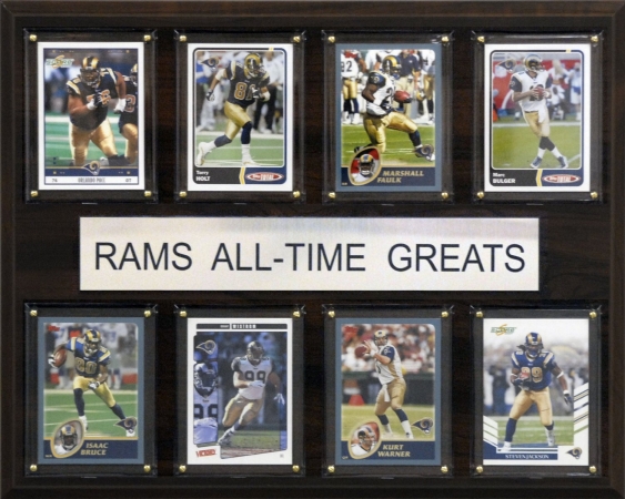 C & I Collectables 1215ATGRAMS NFL St. Louis Rams  All-Time Greats Plaque