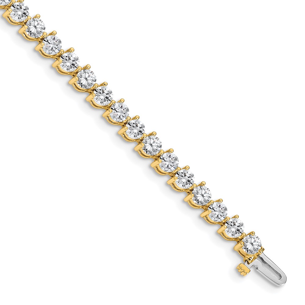 Quality Gold X2843 14K Diamond Tennis Mounting Bracelet