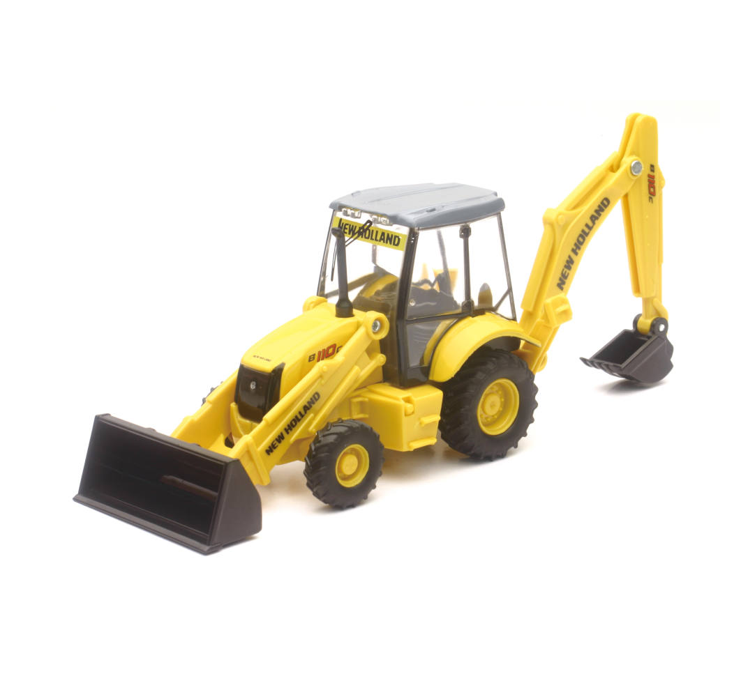 New Ray Toys 32143 B110C Die Cast New Holland Backhoe Loader  Pack of 12