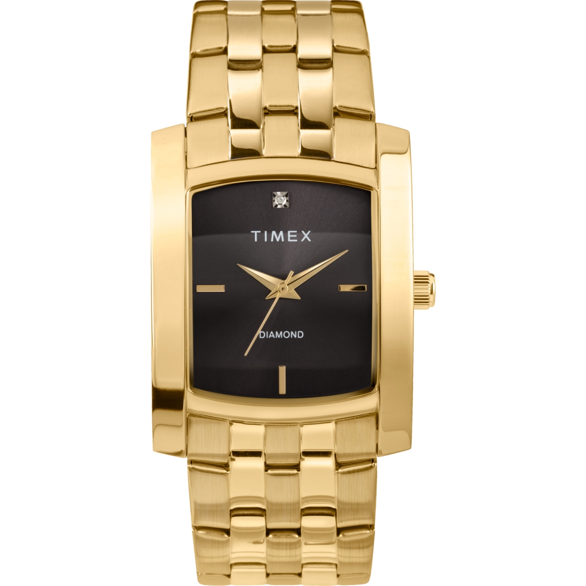 Timex TW2T60700JT 33 mm Dress Analog Stainless Steel Bracelet Watch with Genuine Diamond for Mens