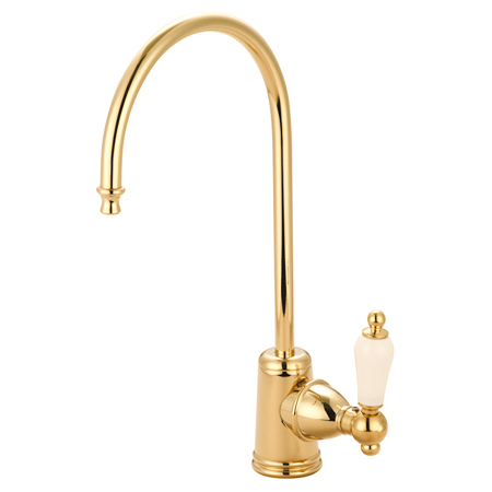 Kingston Brass KS7192PL Gourmetier Victorian Water Filtration Faucet- Polished Brass