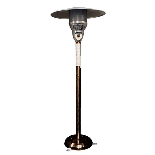AZ Patio Heaters NG-HB 85 in. Natural Gas Outdoor Patio Heater, Hammered Bronze