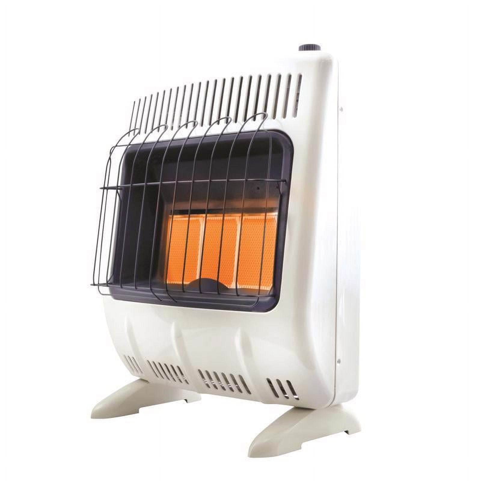 Mr. Heater 4009992 700 sq. ft. 20000 BTU per Hour Radiant Natural Gas u0026  Liquid Propane Heateru0026#44; White