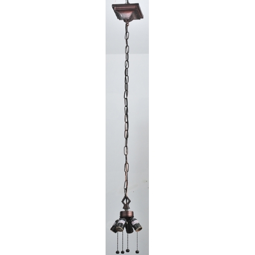 Meyda 17330 Mission 4 Light Pull Chain Hanging Fixture