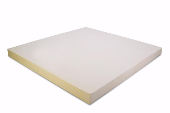 Memory Foam Solutions UBSMST92W Waterproof Mattress Cover and Twin Size 2 Inch Thick 3 Pound Density Visco Elastic Memory Foam M