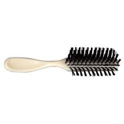 Dukal Corporation HB01 Hair Brush&#44; Adult&#44; Ivory&#44; 7.25 in. long&#44; nylon tuft bristles