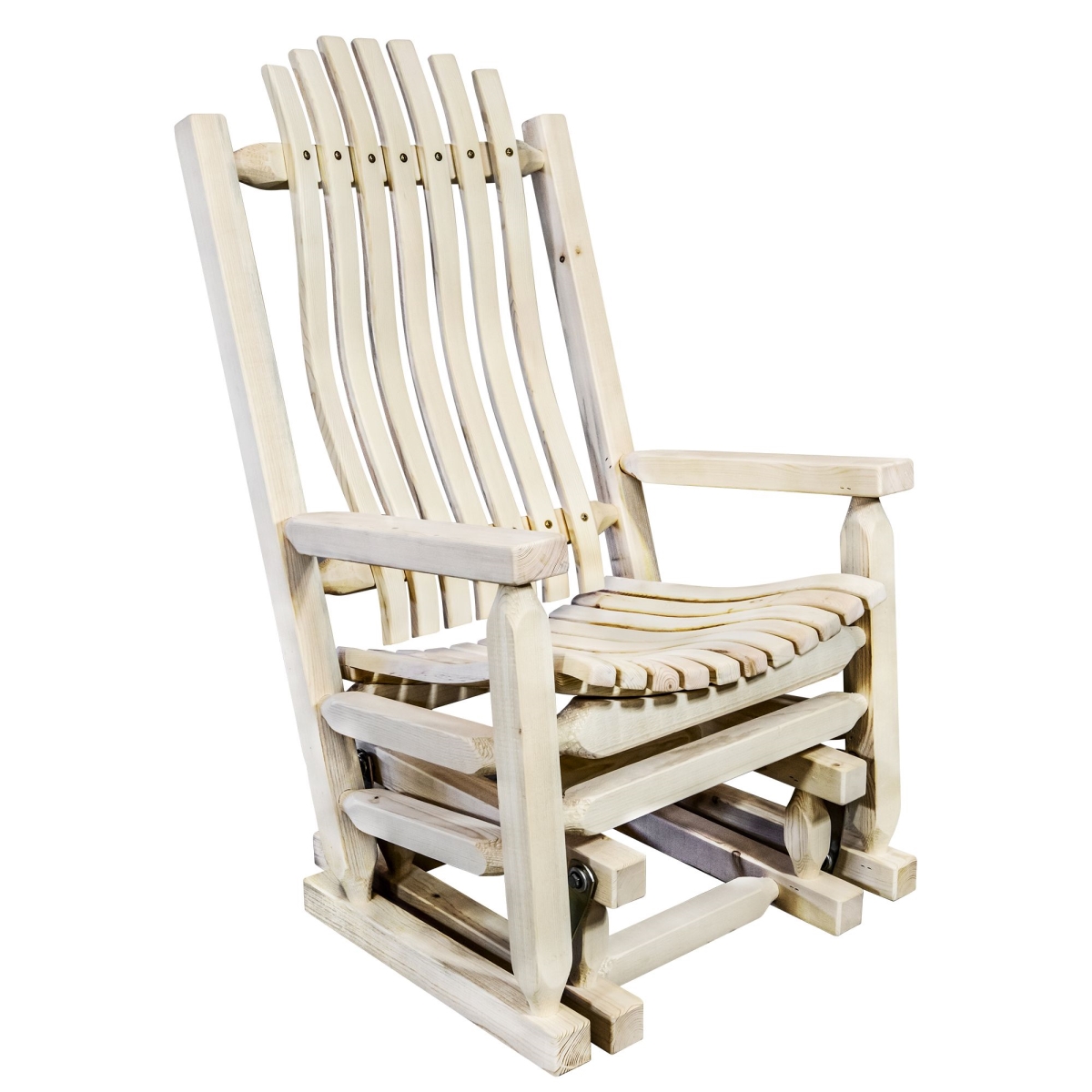 Montana Woodworks MWHCGR Homestead Collection Glider Rocker, Ready to Finish