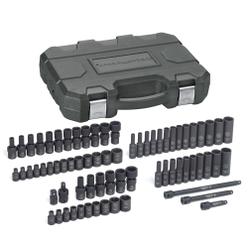 KD Tools KDT84903 71 PIece .25 in. Drive 6 Point SAE/Metric Standard  Deep and Universal Impact Socket Set