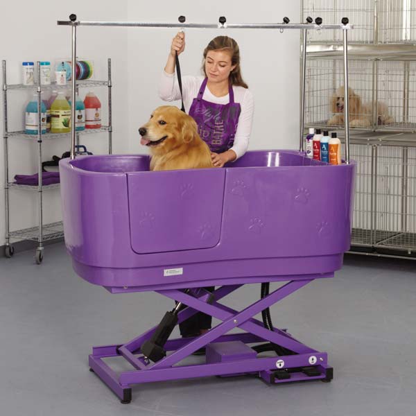 Master Equipment TP5856 79 Poly Pro Lift Grooming Tub Pur