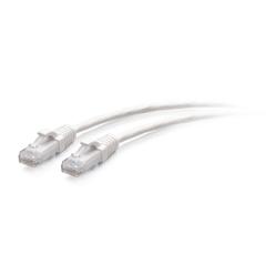 C2G30185 10 ft. Cat6a Snagless Unshielded Twisted Pair Slim Ethernet Network Patch Cable&#44; White