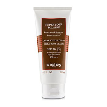 Sisley 242125 6.7 oz Super Soin Solaire Silky Body Cream SPF 30 - UVA High Protection