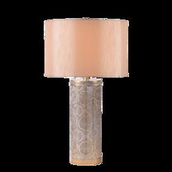 kenroy home 34048gld emme table lamp with white washed gold finish, casual style, 27.75" height, 15.5" width, 15.5" depth
