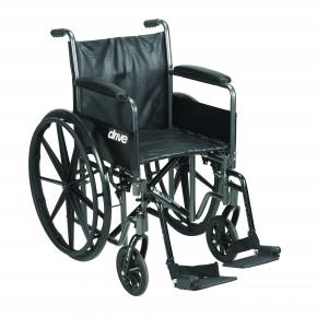 Refuah Silver Sport Reclining Wheelchair with Elevating Leg Rests