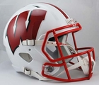 Riddell Wisconsin Badgers Deluxe Replica Speed Helmet