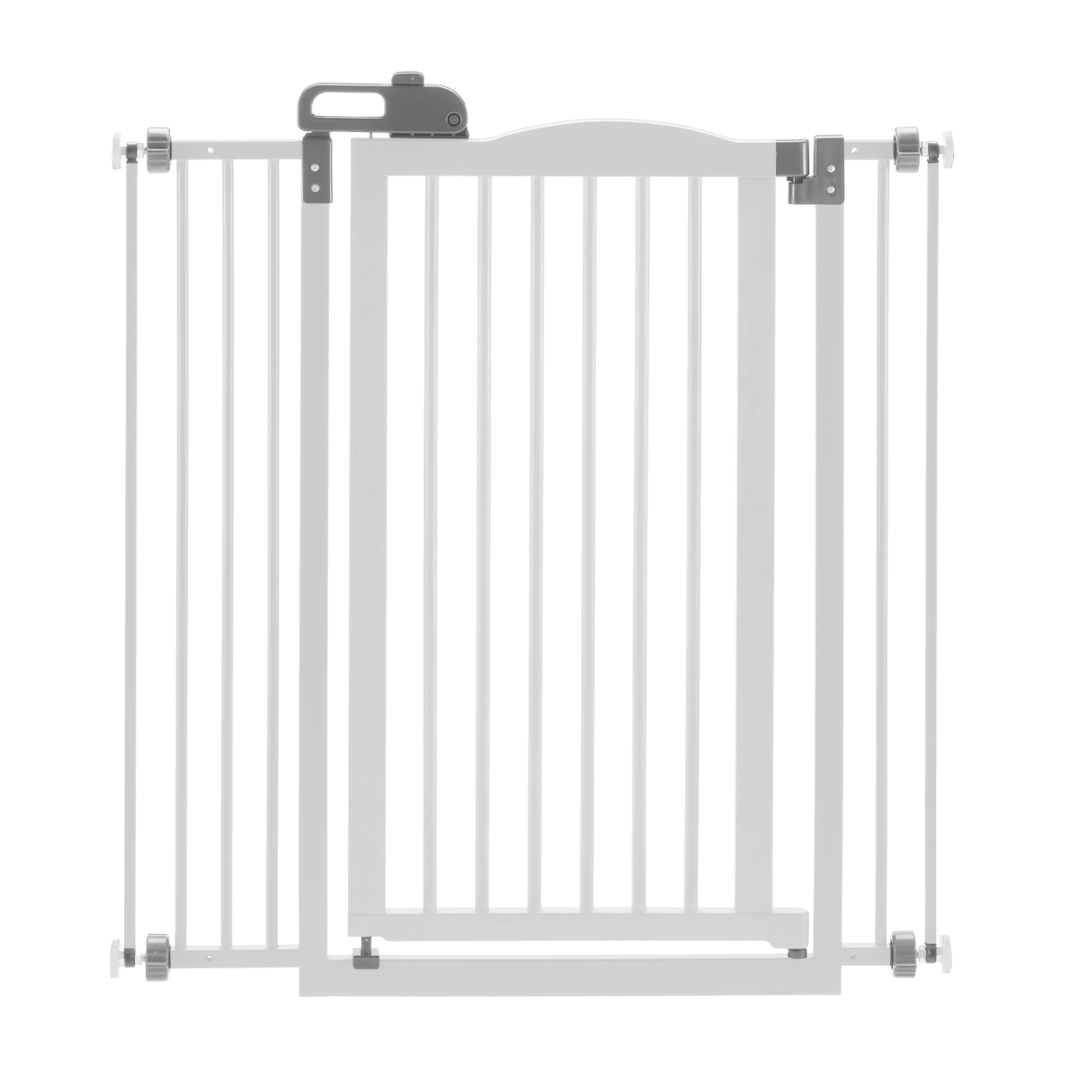 Richell R94931 Tall One-Touch Pressure Mounted Pet Gate II&#44; White