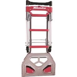 Milwaukee Hand Truck DC73333 300 lbs 2-In-1 Folding Hand Truck&#44; Red