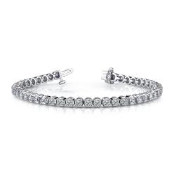 Harry Chad Enterprises 50341 4.5 Carat Round Brilliant Cut Diamonds Ladies Tennis Bracelet