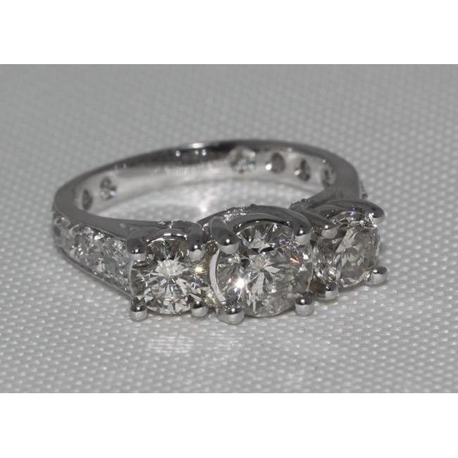 Harry Chad Enterprises 1192 2.75 CT Diamonds White Gold Womens Engagement Ring&#44; Size 6.5