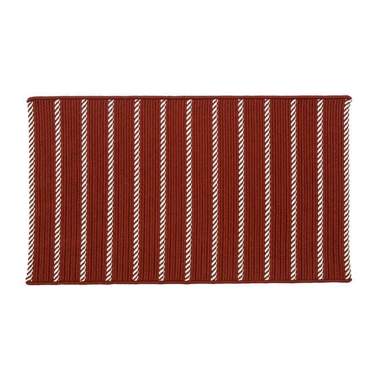 Colonial Mills YC26R042X066S 42 x 66 in. Naughty Elf Stripe Christmas Rectangle Rug - Red