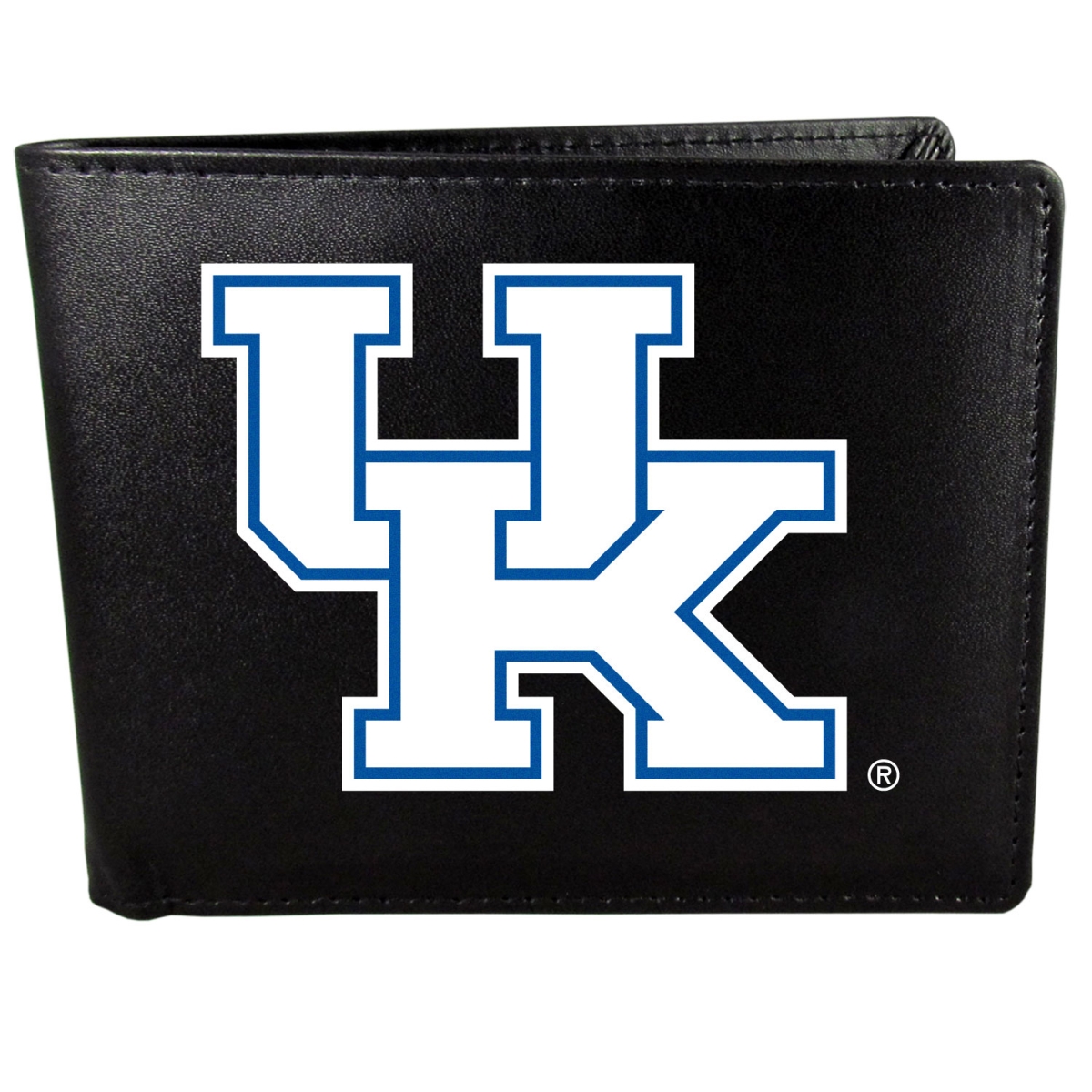 Siskiyou Sports Siskiyou CLBF35 Male NCAA Kentucky Wildcats Leather Bi-fold Logo Large Wallet - One Size