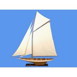 Handcrafted Model Ships Columbia 80 Columbia 80 in. Decorative Sail Boat