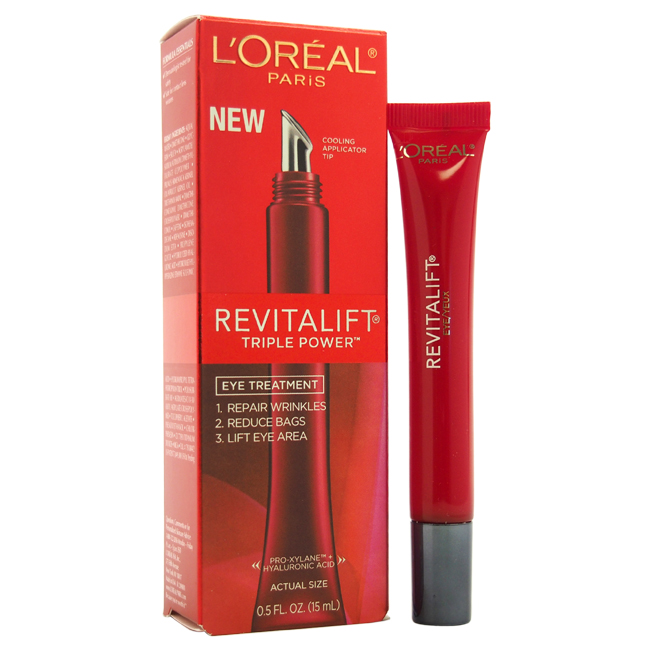 L'Oreal LOral Paris L'Oreal Paris Revitalift Triple Power Anti-Aging Eye Cream, Pro Retinol, Hyaluronic Acid & Vitamin C, Reduce Wrinkles & Puffines