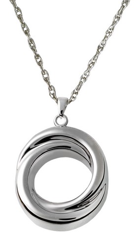 Memorial Gallery 3833s Cremation Jewelry Infinity Love Knot Companion Urn Sterling Silver Pendant