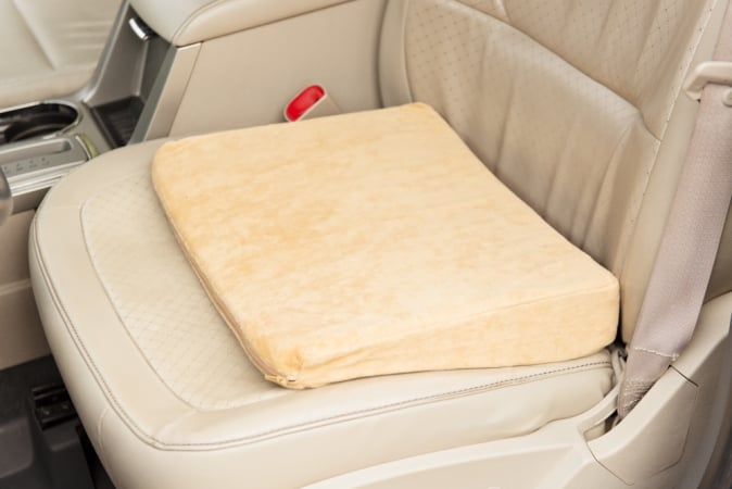 CareActive 0227MV Velour Covered Memory Foam Seat Riser