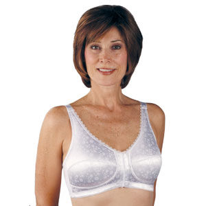 Classique 732 Post Mastectomy Fashion Bra, White - Size 40C