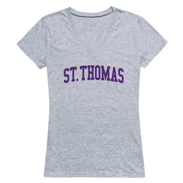 W Republic 501-591-HGY-03 NCAA St. Thomas Tommies Game Day Women T-Shirt&#44; Heather Grey - Large