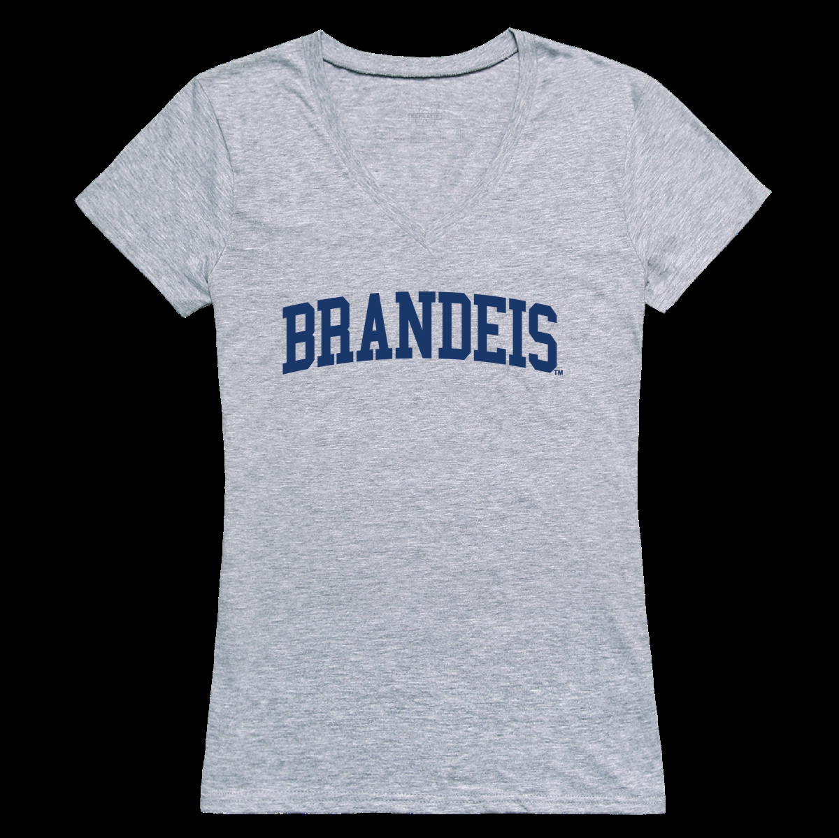 W Republic 501-619-HGY-03 NCAA Brandeis University Judges Game Day Women T-Shirt&#44; Heather Grey - Large