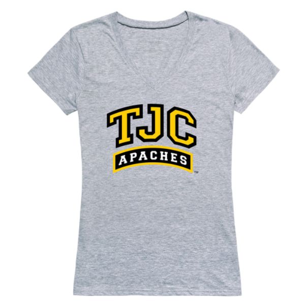 W Republic 501-680-HGY-03 NCAA Tyler Junior College Apaches Game Day Women T-Shirt&#44; Heather Grey - Large
