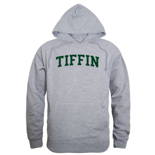 W Republic 503-678-HGY-01 NCAA Tiffin Dragons Game Day Hoodie&#44; Heather Grey - Small