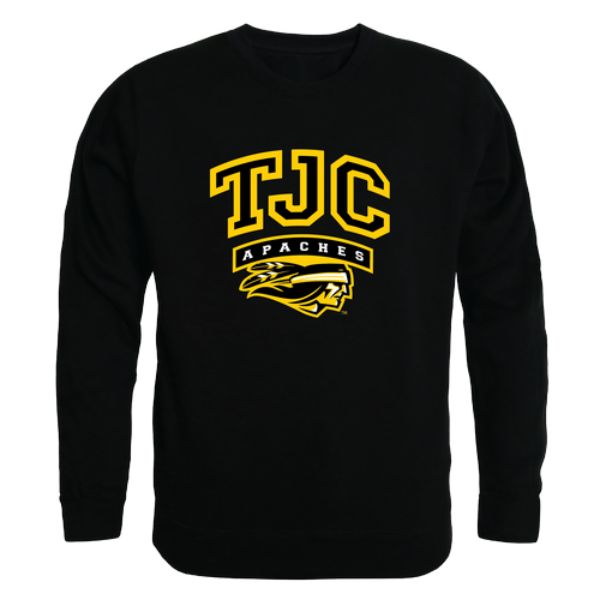 W Republic 508-680-BLK-04 NCAA Tyler Junior College Apaches College Crewneck Sweater&#44; Black - Extra Large