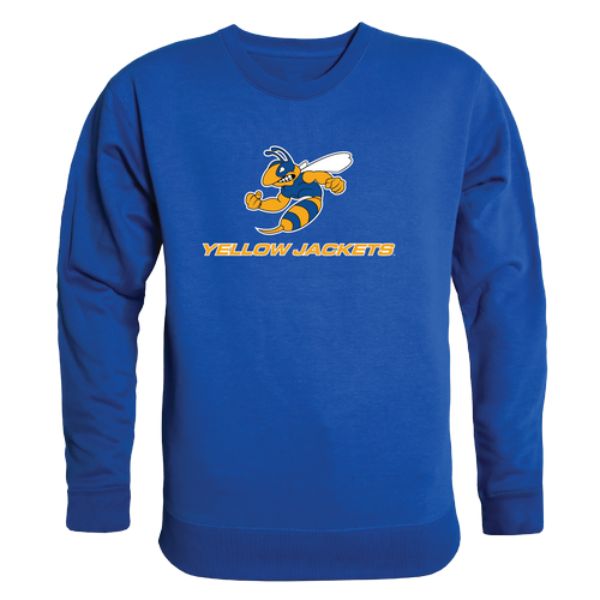 W Republic 508-664-RYL-01 NCAA New York City College of Technology Yellow Jackets College Crewneck Sweater&#44; Royal - Small