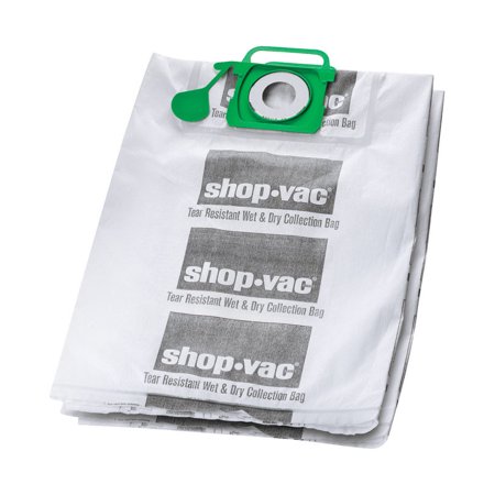 Shop-Vac 9021533 12.5 x 0.5 in. Wet & Dry Vacuum Bag&#44; 5-10 gal - White
