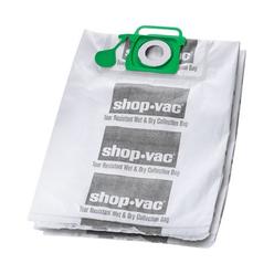 Shop-Vac 9021533 Shop-Vac Vacuum Bags,Non-Reusable,Wet/Dry,PK2 9021533