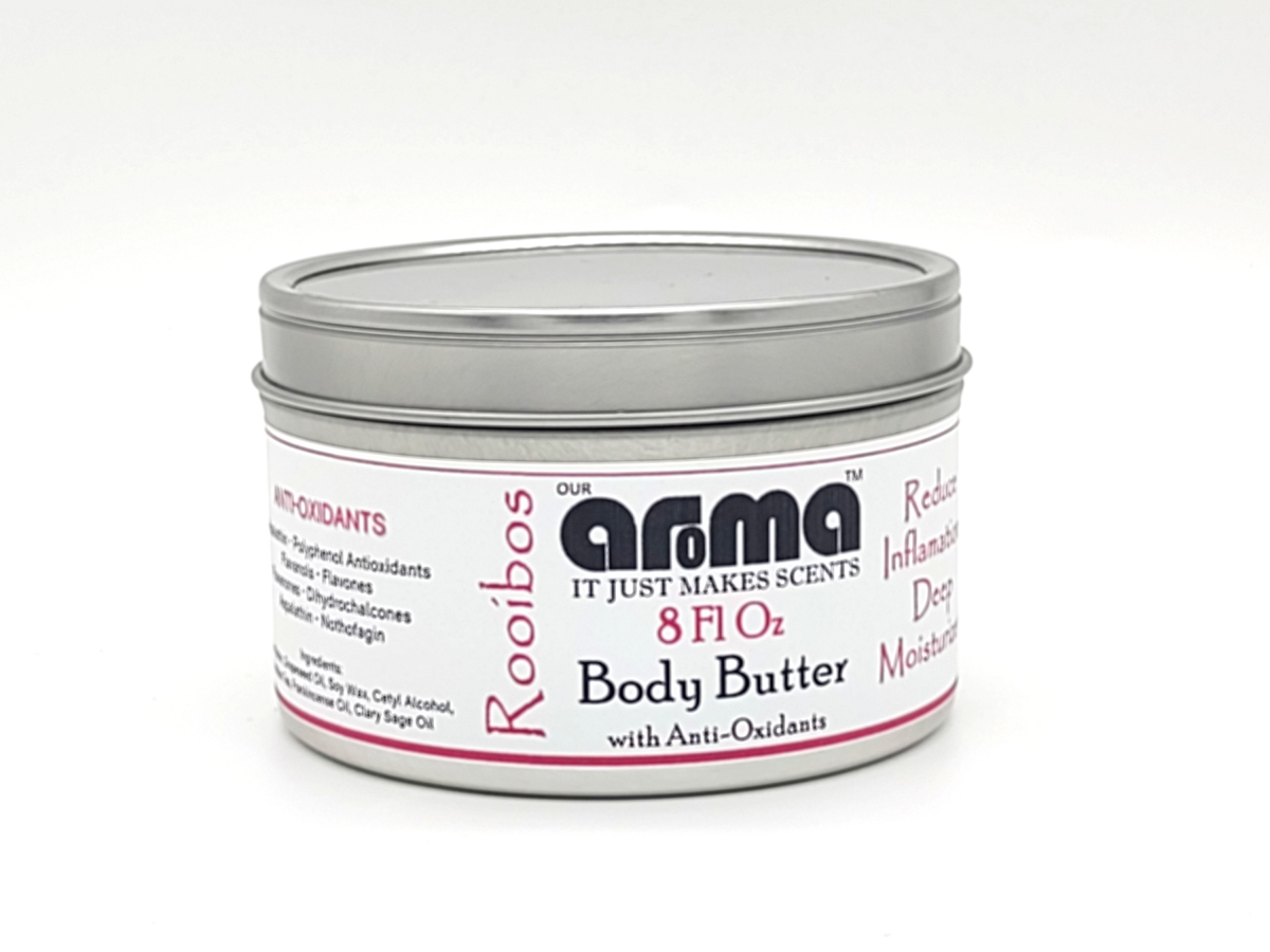 our aroma ABBU-ROI-008 8 fl oz Rooibos Antioxidant Body Butter