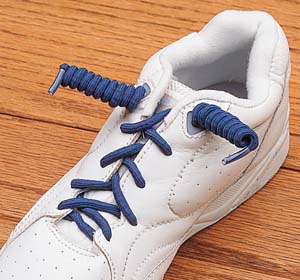 North Coast Medical Stander NC28548 Coilers Shoelaces White