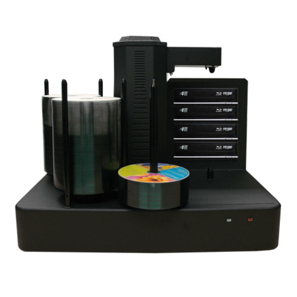 Vinpower Digital CRONUS500-BD-S4T-NP-PLUS-BK Cronus PLUS 4 Target Robotic Automatic Blu-ray DVD CD Disc Ripping Station Duplicator 500 Disc Capac